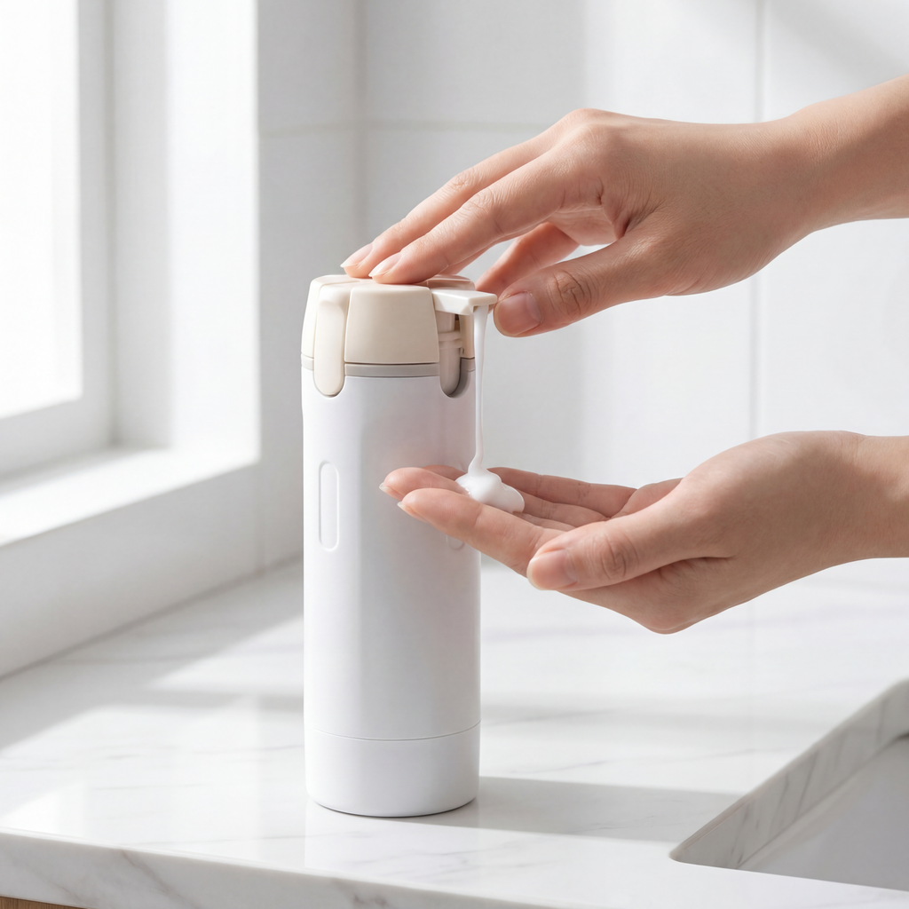 4-in-1 Travel Dispenser Bottle Leak-Proof Refillable