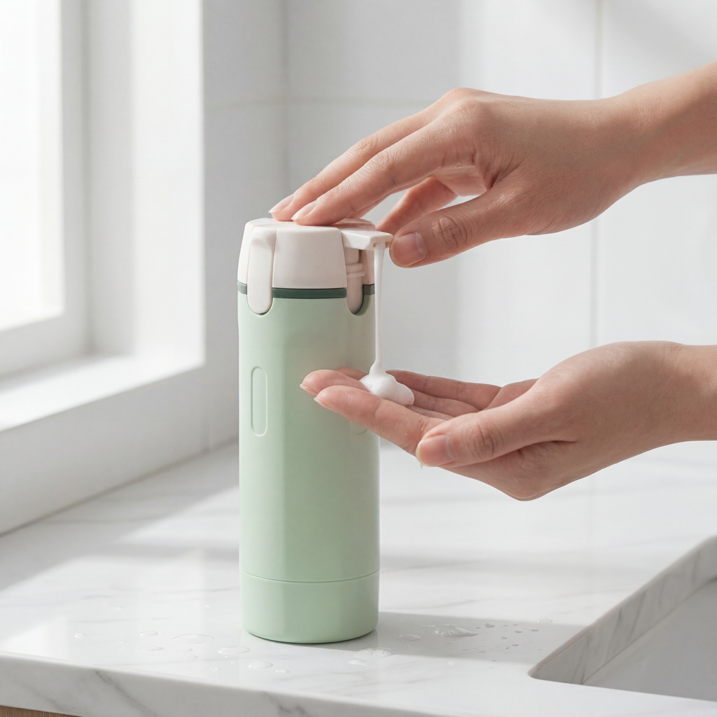 4-in-1 Travel Dispenser Bottle Leak-Proof Refillable
